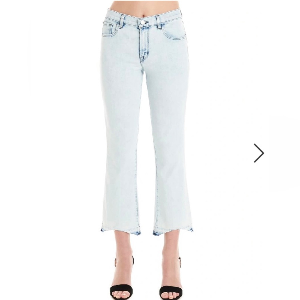 NWT J Brand Premium Denim Women’s Jeans, Selena Mid Rise Crop Boot Light Blur
